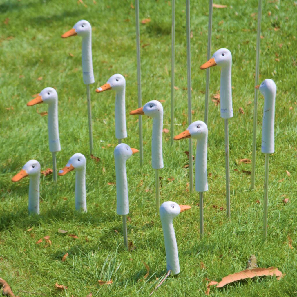 Gartendeko aus Keramik