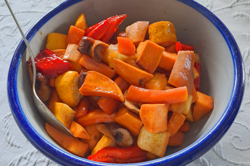 Ofengemüse mit Zucchini