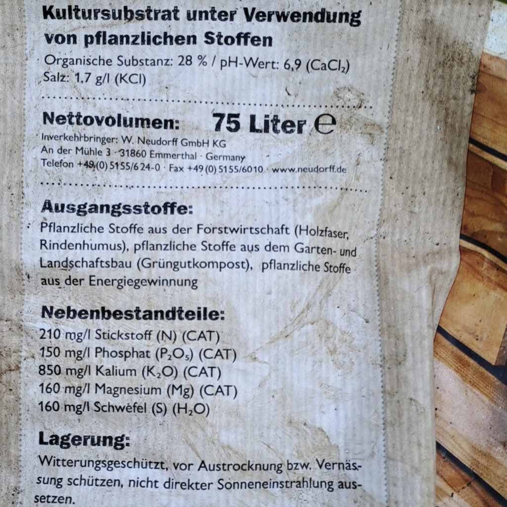 Inhaltsstoffe NeudoHum Erden